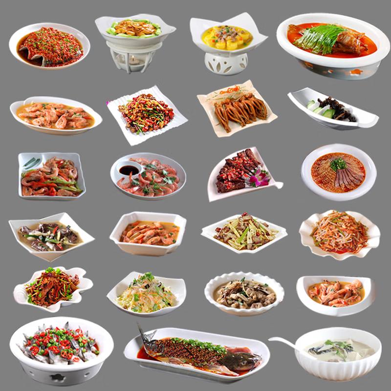 Irregular Ceramic Dinner Plate Set