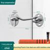 Stainless Steel No-Drill Anti-Theft Sliding Door Latch for Bathroom