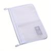 Refrigerator Storage Mesh Bag Double Compartment Hanging Pouch Kitchen Organizer Pockets with Hook Washable Fridge Net Bag