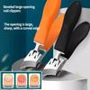 Wide Jaw Opening Nail Clippers Anti Splash Slanted Nail Clipper Precise Stainless Steel Pedicure Nail Tools