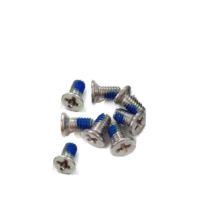 304 Stainless Steel Phillips Flat Head Self-Tapping Screw with KM Anti-Loosening - Adhesive Dispensing, Sizes M2-M4.
