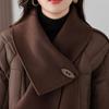 Fashion Woman Winter Coats Plus Size Elegant Loose Thick Warm Long Parkas Female Jacket