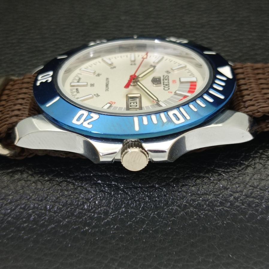 JAPAN REFURBISHED SEIKO 5 MENS 6309A AUTOMATIC WHITE DIAL WRIST WATCH A426539-2 RL-a426539