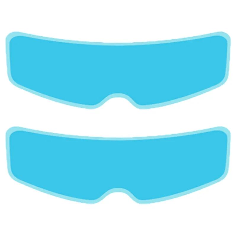1/2Pcs Helmet Rainproof Film for Motorcycle Helmet Lens Fog Resistant Safety Driving Nano Coating Sticker Film Helmet Accessorie