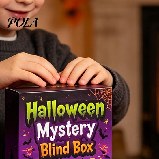 Halloween Pinch Music Toy Squeeze Advent Calendar, 24 Day Ghost Pumpkin Fidget Collectible Figures Toys Set, Gift Box for Kids, Party Favor