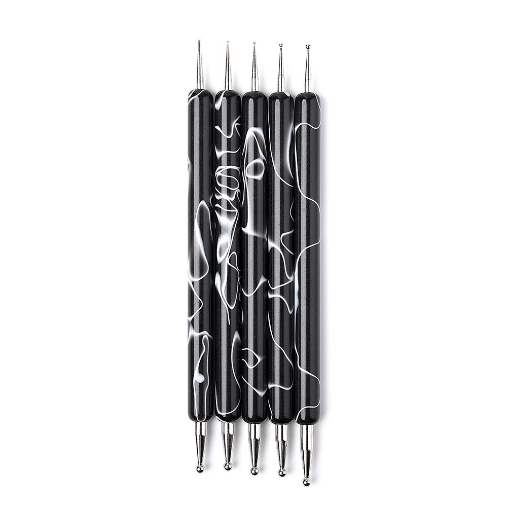 kads Acrylic Nail Art Brush Set UV Gel Painting Brushes Nail Brush Kit Drawing Gel Brush Nails Art Pen Tools Liner Dotting Pen