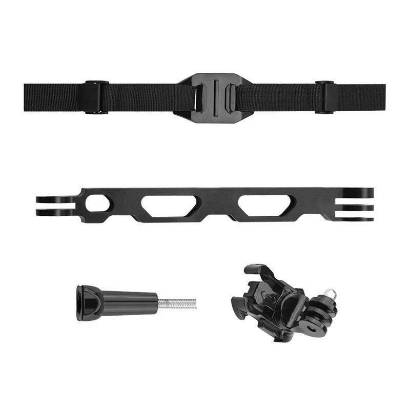 for Gopro 13 12 11 for Insta360 X4 X3 Bike Camera Helmet Mount Strap Attachment with Bracket Adapter Base for DJI Action 5 4 3