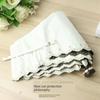 Solid Color Umbrella Women's Fresh Black Glue Embroidered Sun Protection UV Protection Sun Umbrella Ins Light Sunny Rain Folding Umbrella