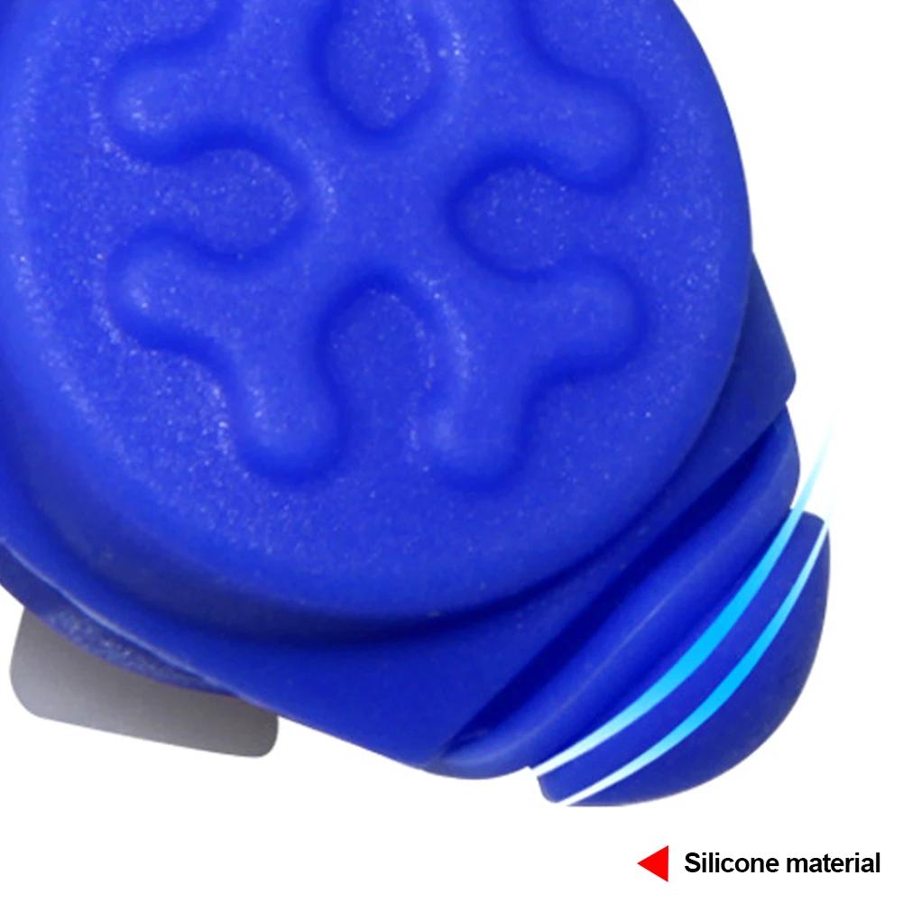 Safety Flashing Glow Light New Pet Led Silicone Rubber Pendant Blinking Led Collar Luminous Pendant for Pet Dog Puppy Necklaces