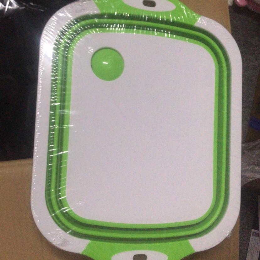 Multifunctional Folding Cutting Board and Sink Basket Combo for Kitchen Use