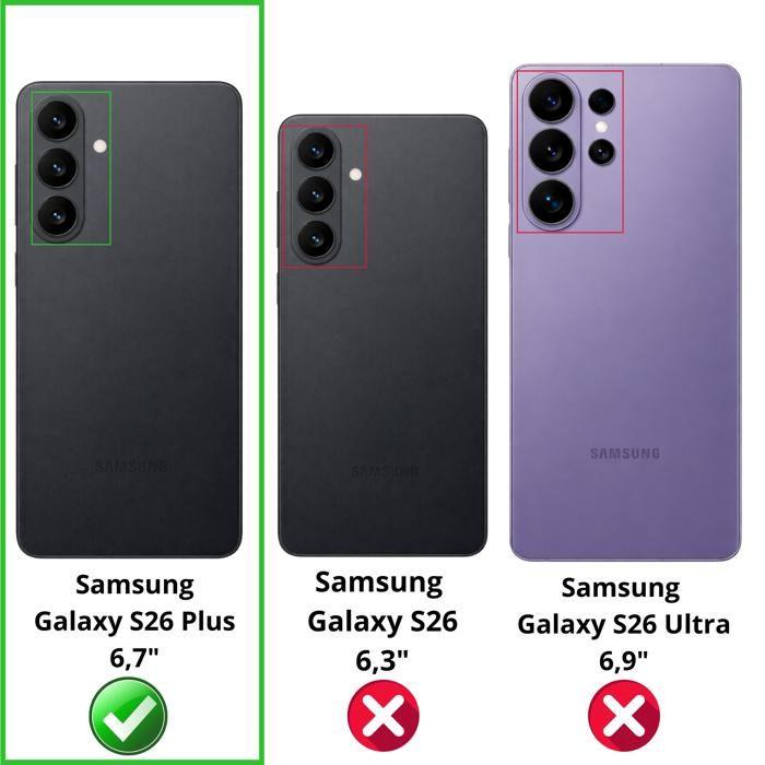Verre Trempé pour Samsung Galaxy S26 PLUS [Pack 2] Film Vitre Protection Ecran Phonillico®