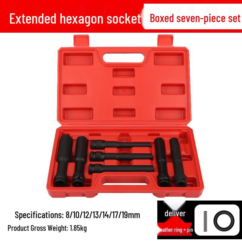 Ultra-Thin Long Thin-Wall Impact Socket Wrench for Motorcycle & Electric Vehicle Repair