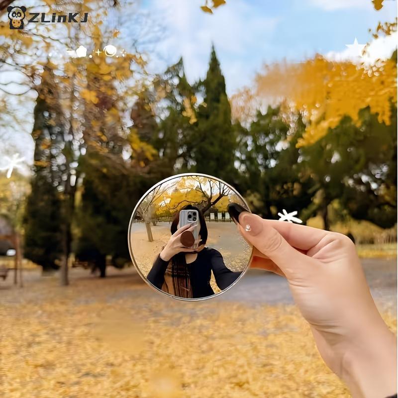 Miroir Convexe Photo Selfie Outil Beauté Maquillage Voyage Design Léger Portable pour Retouches