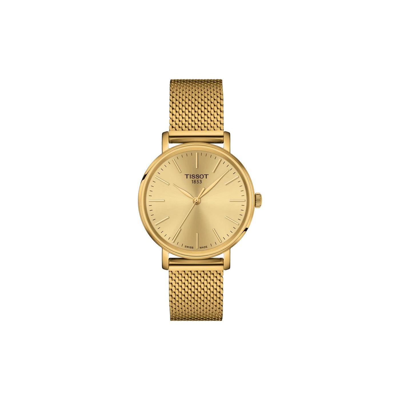 TISSOT Women s Meishi Collection Watch T143.210.33.021.00 Gold Dial
