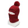 Women's Thickened Wool Knitted Hat In Winter Riding Face Protection Windproof Cold Warm and Fashionable Versatile Cotton Hat