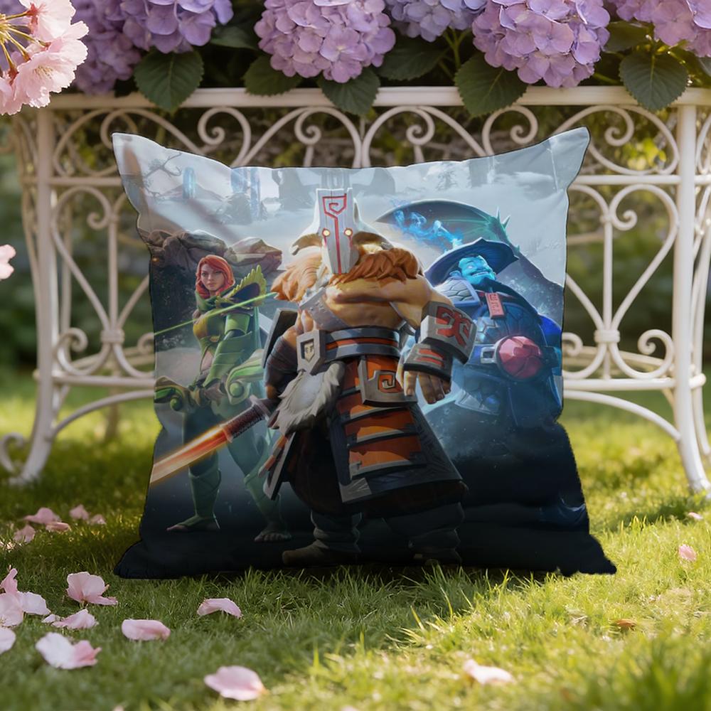 Game Cool D-Dota 2 Cushion Cover Home & Car Dual-Scene Pillow Cover: Reversible for Premium Comfort
