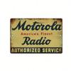 Radio Metal Tin Sign Vintage Retro Garage Wall Decor, Bar, Man Cave Art & Home Decor