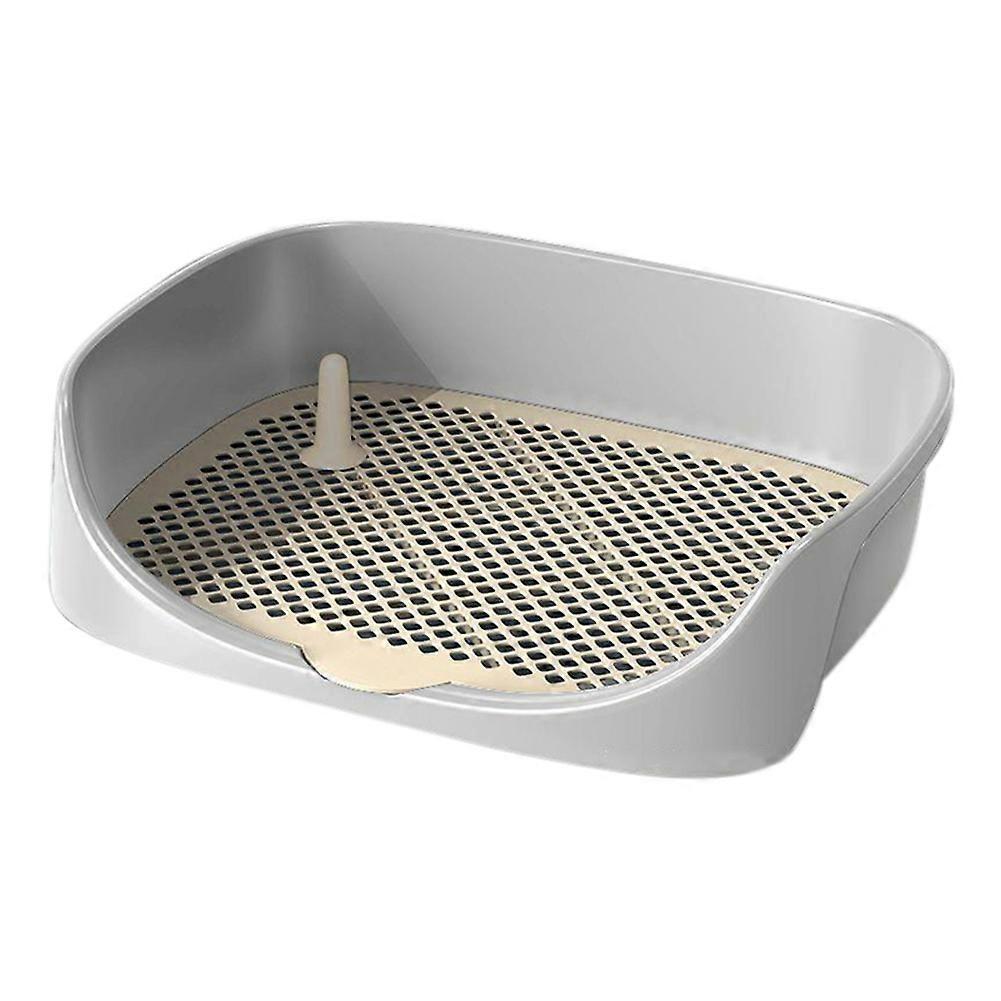 Dog Toilet Training Pad Holder - Indoor Puppy Potty Tray with Mesh Grids for Clean Paws & Floors B
