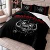 Motorhead 3Pcs Bedding Set Duvet Cover With Two Pillowcases For Bedroom Home Decoration