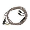 Replacement Earphone Cable Tinned Copper HiFi 3.5mm Sound Jack MMCX Headphone Elbow Cable for SE425 UE900AM PRO30 3.9ft