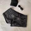 Summer Women Y2k Streetwear Gyaru Harajuku Fashion Grunge Vintage Coquette Low Rise 2000s Jean Shorts Denim Hot Pants Japanese