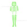 Sex underwear fishnet onesie sexy hollow long-sleeved plaid mesh