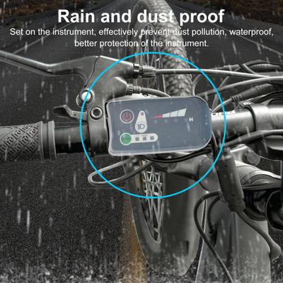 Abdeckung für den Tachometer-Monitor von Elektrofahrrädern, wasserdicht, universell, 790, 810, 880, E-Bike-Display, durchsichtige Silikon-Schutzhülle
