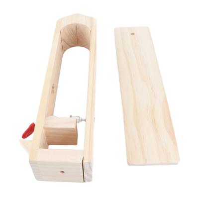 Leather Stitching Pony Anti Deformation Adjustable Stretch Rod Hand Stitching Pony Beech Wood
