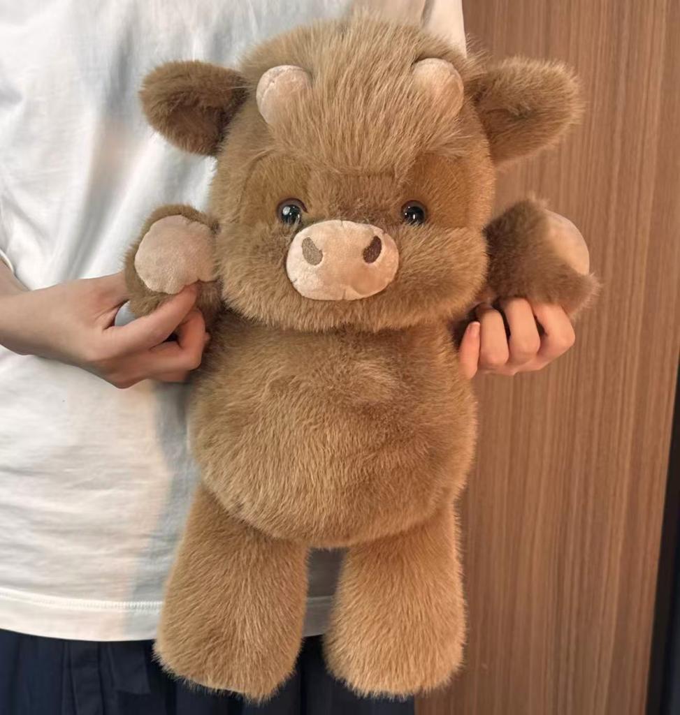 45-60cm Laufendes Kleines Duftendes Schweinchen Puppe Su Gaodi Kleine Kuh Plüschtier Beruhigendes Schlafkissen Import-Export Puppe