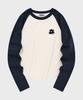 FALLETT Flower Logo Raglan Long Sleeve Navy