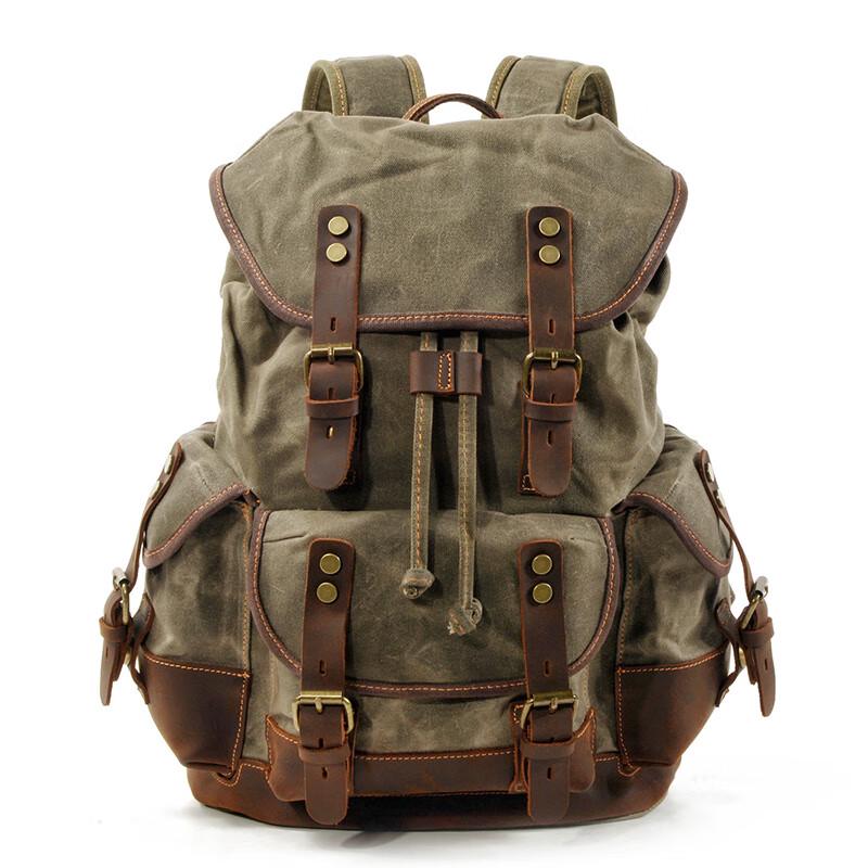 Jin Xun Outdoor Canvas Backpack