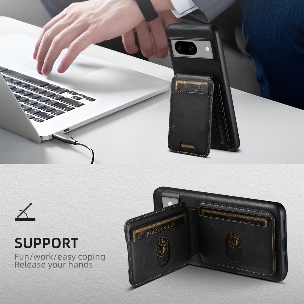Suitable For Google Pixel 10Pro Card Phone Case Google Pixel 9 Stand Back Cover Card Holder Protective Leather Case