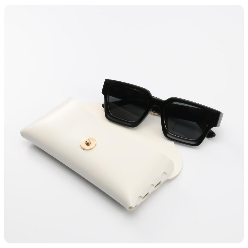 American Retro Square Sunglasses: Thick-Rimmed, Trendy, Anti-Glare, Street Style Eyewear.