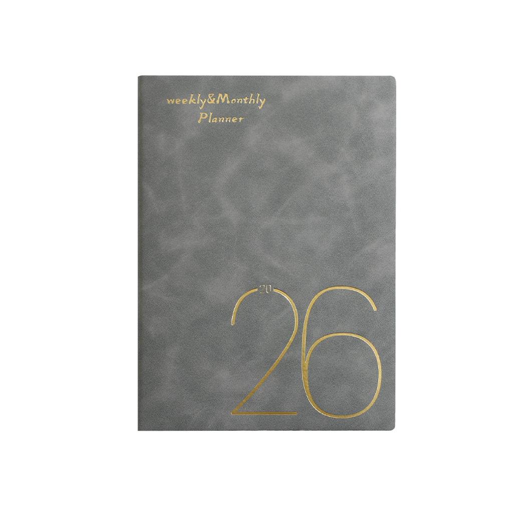 In Stock: 2026 English Weekly Planner A5 - Cross-border Agenda & Yearly Calendar Book