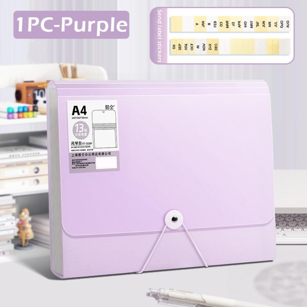 Velkokapacitní taška na dokumenty Design s pružnou přezkou Organizér na dokumenty Školní kancelář