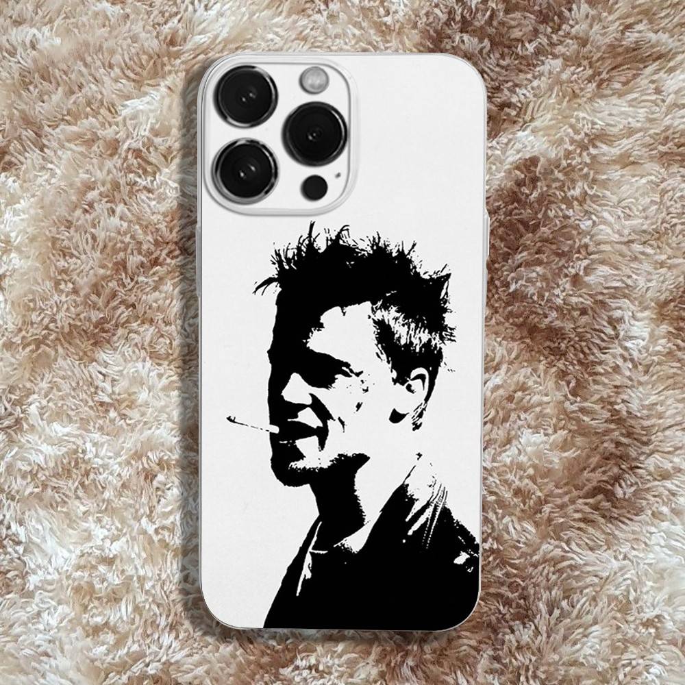 Film F-Fights C-Club Phone Case For iPhone 16,15,14,13,12,11 Pro,Max,Plus,X,XS,XR,SE4,E Mini Transparent Soft Cover
