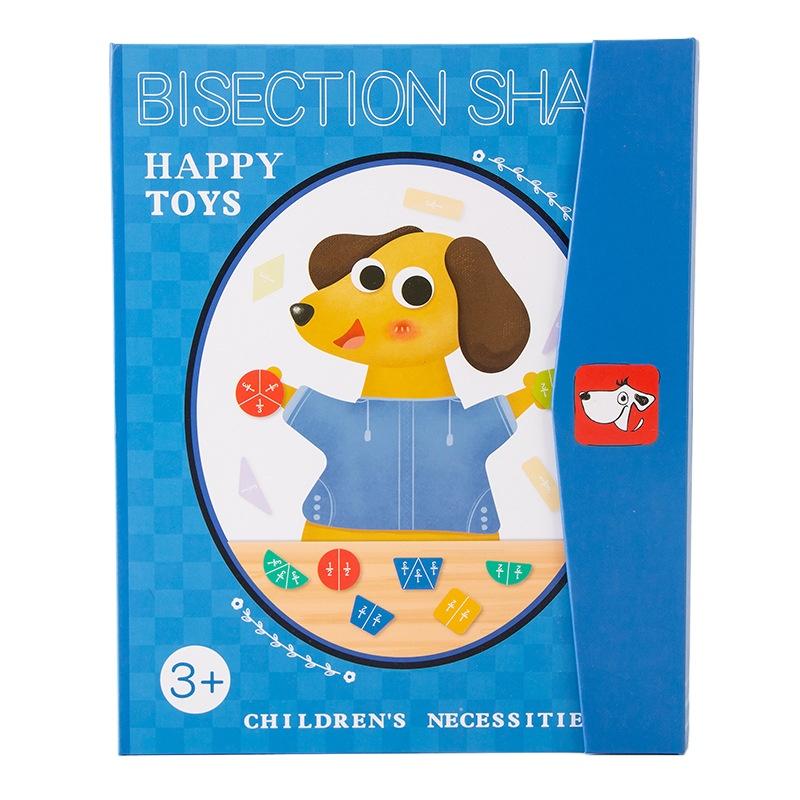 

Magnetic Fraction Circles and Tiles Parent Child Interactive Magnetic Geometric Shape Dividing Board Educational Toy for Kids