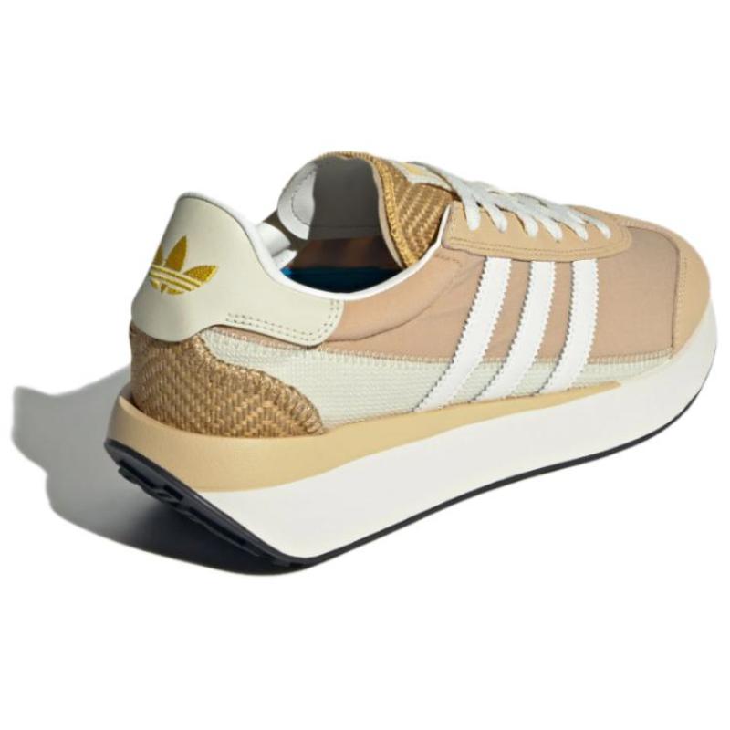 Adidas Originals COUNTRY XLG Anti-Slip Wear-Resistant Low-Top Casual Shoes Unisex Yellow Sneakers IF4343