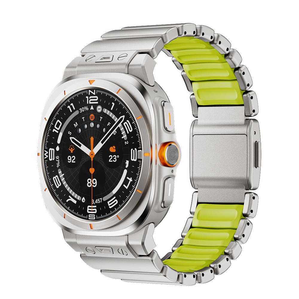 Titanium Band for Samsung Galaxy Watch Ultra 2025 Luxury Watch Strap for Samsung Galaxy Watch Ultra 47mm 2024 Magnetic Bracelet
