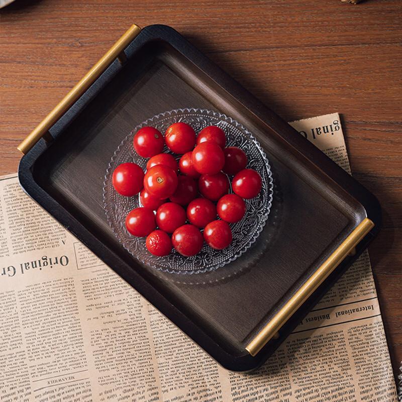 Retro Japanese Style Rice Husk Serving Tray