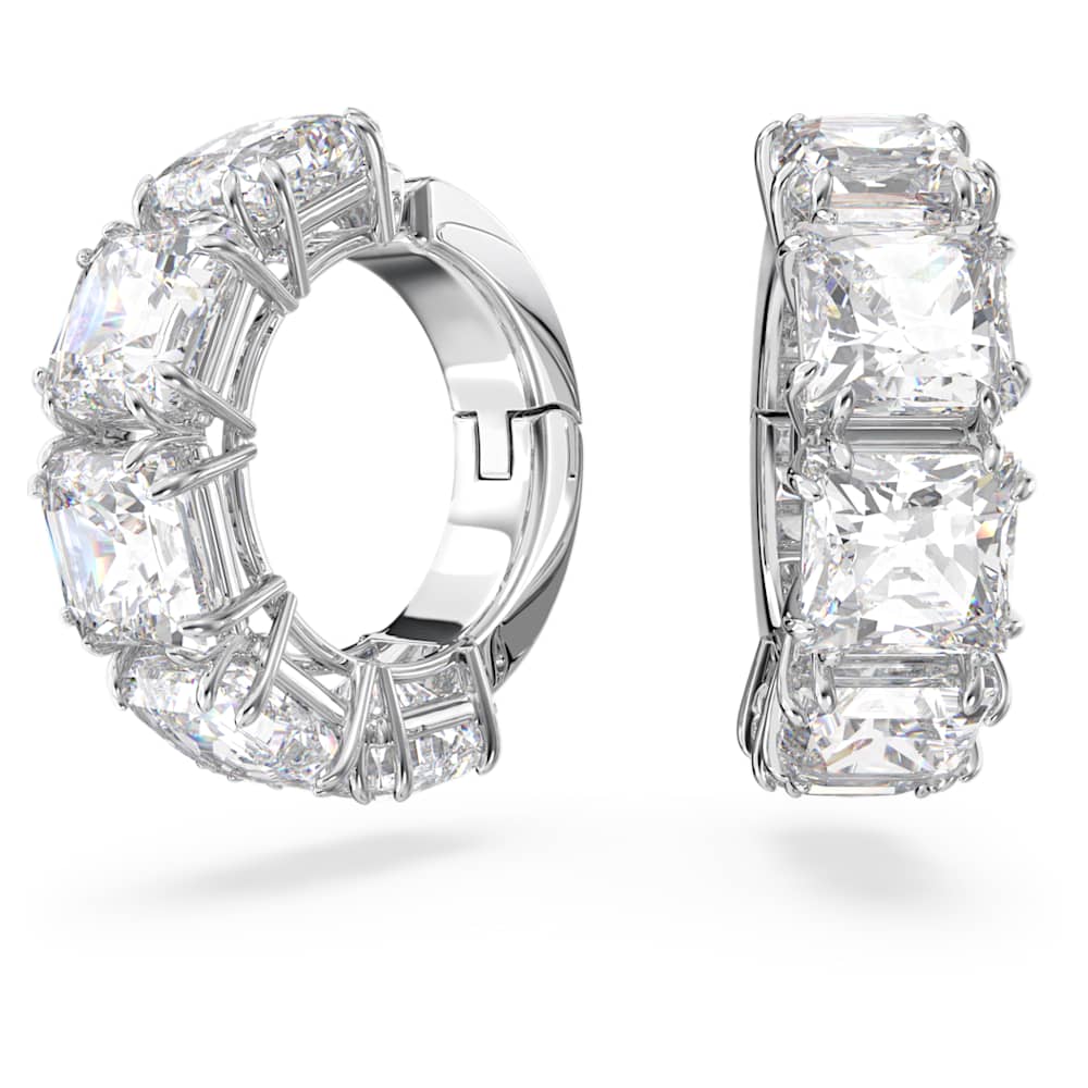 Swarovski Matrix klipšu auskari Kvadrātveida griezums