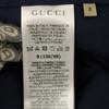 Gucci Made In Italy Total Logo Long Pants 8 Navy With Hanger Kid's Used