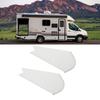 2Pcs Set ABS RV Slide Out Corner Cover White Black RV Slide Out Corner Trim Corner Cover Slide Out Corner Cover RV Applications
