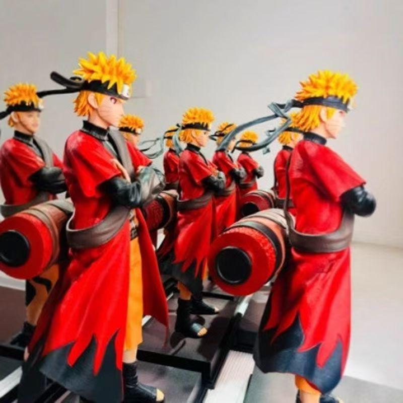 Naruto Uzumaki Standing Pose Figure with Sage Scroll and Stand