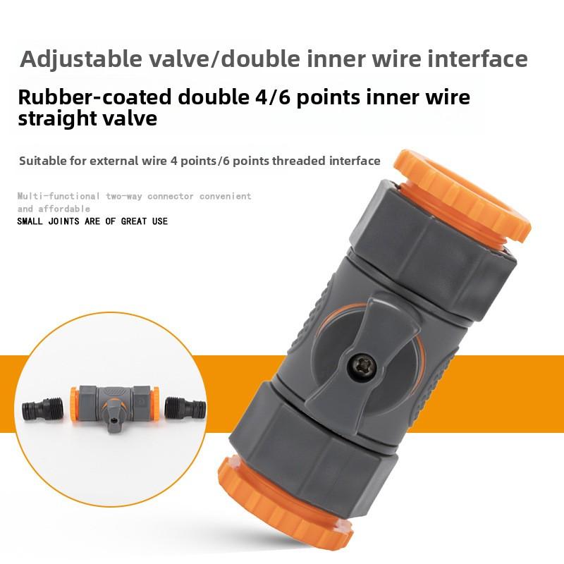 Szybkozłącze węża ogrodowego 1/2 3/4 1 Cal złączka rurowa Stop złącze wody 16/20/32mm naprawa wspólnego System nawadniania