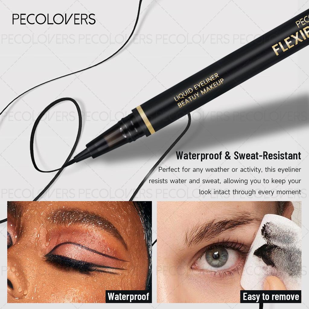 3PCS Ultrafine Liquid Eyeliner - Waterproof, Anti-fouling, Silky, Quick-drying, Durable, for Precise Eye Makeup Applications