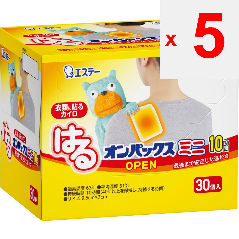 Esthe PB Onpax HARU Mini 30 Pcs Stick-on Mini Body Warmers Disposable Body Warmer Stick-on Mini Body Warmers