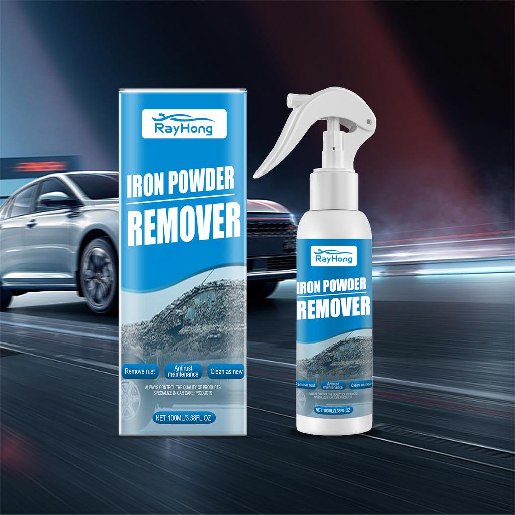 Rayhong Car Iron Powder Rust Removal Spray Anti-Rust Rust Remover Car Supplies Decontamination Rust Remover Cleaning Supplies