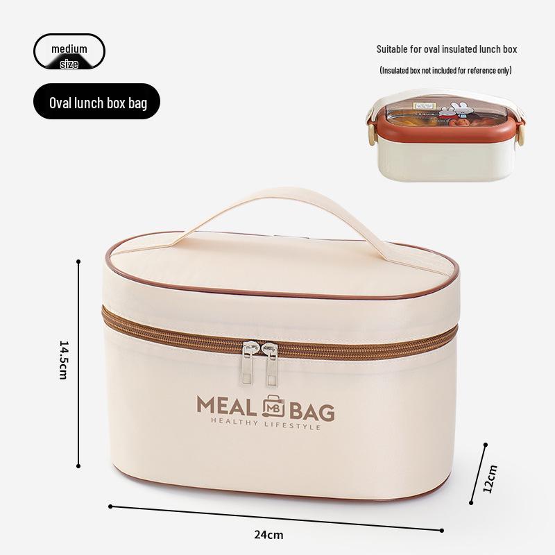 Insulated Waterproof Lunch Bag for Office Workers and Students