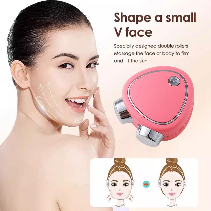 Massageador Microcorrente para Lifting Facial - Mini Dispositivo Lift, Massageador Facial Elétrico com 3 Velocidades